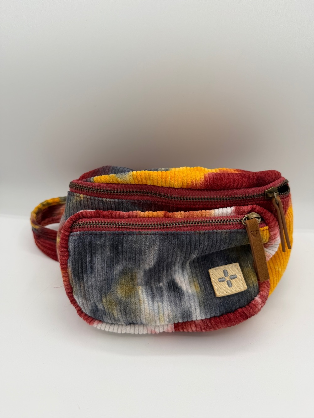 Sun + Stone corduroy tie dye fanny pack